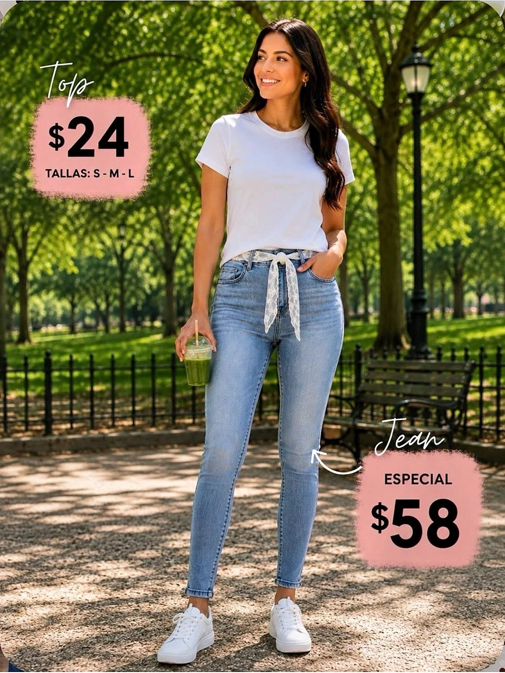 Women's Skinny Jeans in Blue